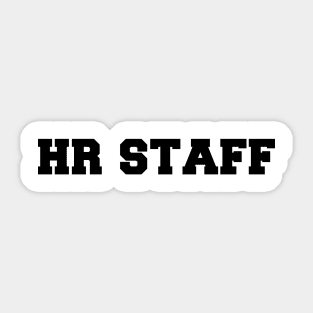 HR Staff Sticker